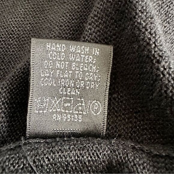 Lafayette 148 New‎ York 100% Linen One Button Cardigan Black Women’s Size M - Picture 7 of 7